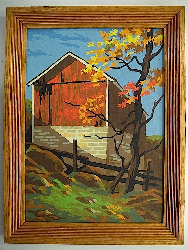 Country Scene (16P2) | Paint By Number Museum