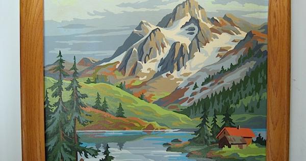 Solitude; Mountain Scenes (4B3) | Paint By Number Museum